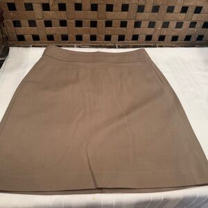 Banana Republic A-Line Skirt in Taupe